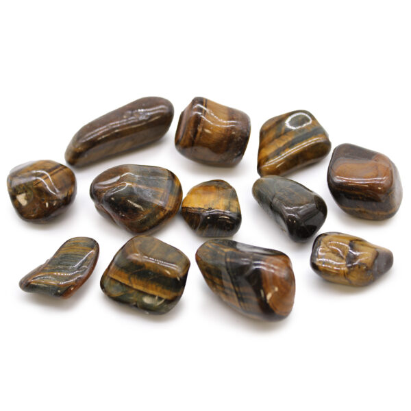 Tigers Eye Varigated Tumbled Stone - Image 2