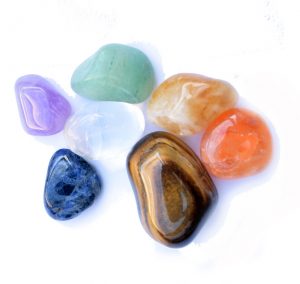chakra_crystals_tigers_eye_set gemstones tumblestones