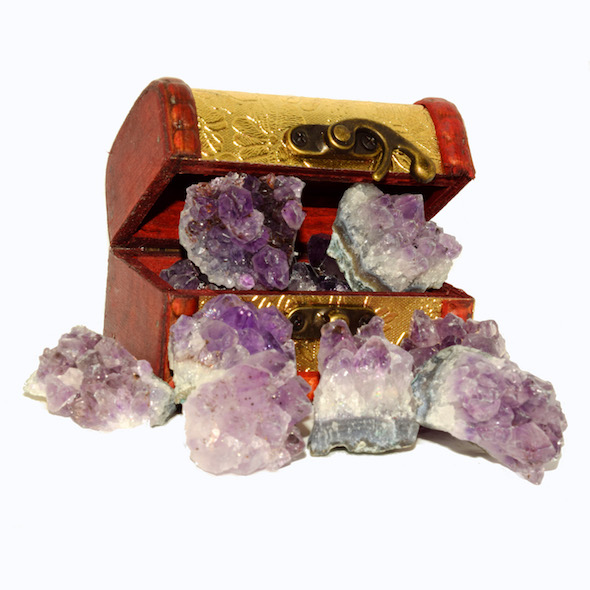 crown chakra Healing Crystals, chakra crystals, crystal healing stones, crystal elixirs amethyst_treasure_chest_jurassic_jacks