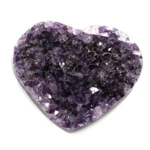 Amethyst crystal Druze Hearts