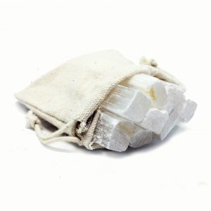 selenite sticks offer bag crystals