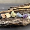 raw chakra stones set