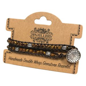 Buddha Tigers-Eye Double Bracelet