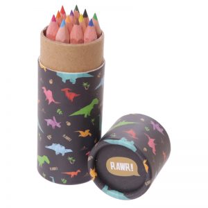 Dinosaur Design Colouring Pencils