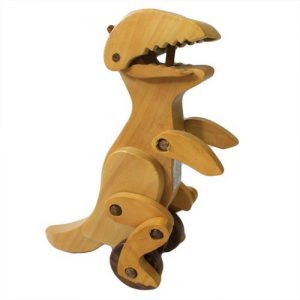 Wooden Dinosaur Ornament