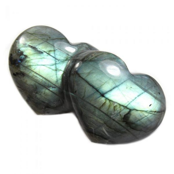 Labradorite Friendship Hearts