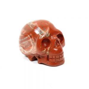 Red Jasper Gemstone Skull