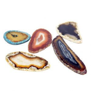 5 Agate Slices