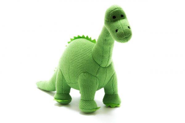 Green Diplodocus Dinosaur Soft Toy