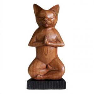 Yoga Cats - Lotus Position