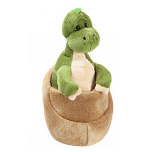 plush green baby dinosaur_egg