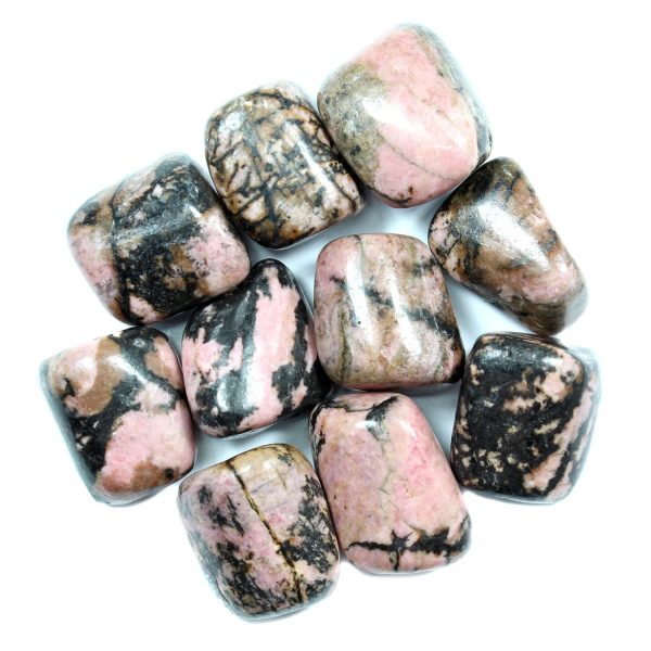 rhodonite tumble stone scorpio birthstone