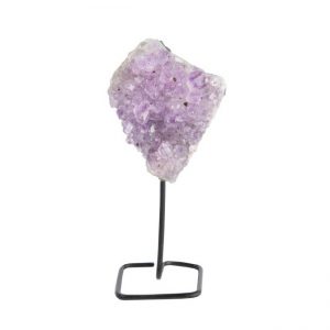 Amethyst-Druze-on-Metal-base