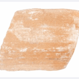 orange selenite chunk